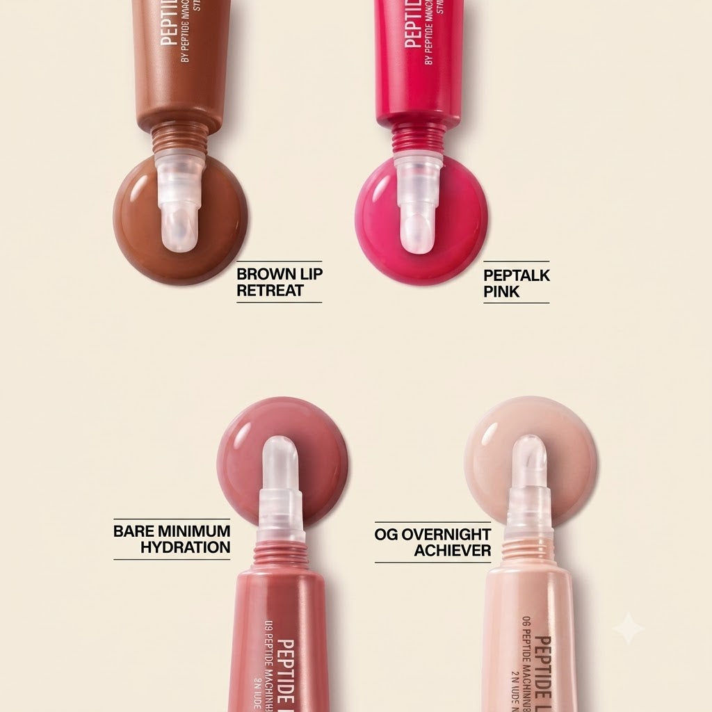 Rhode Peptide Lip Tint Pack of 8 Shades – Hydrating Glossy Lip Balm Set