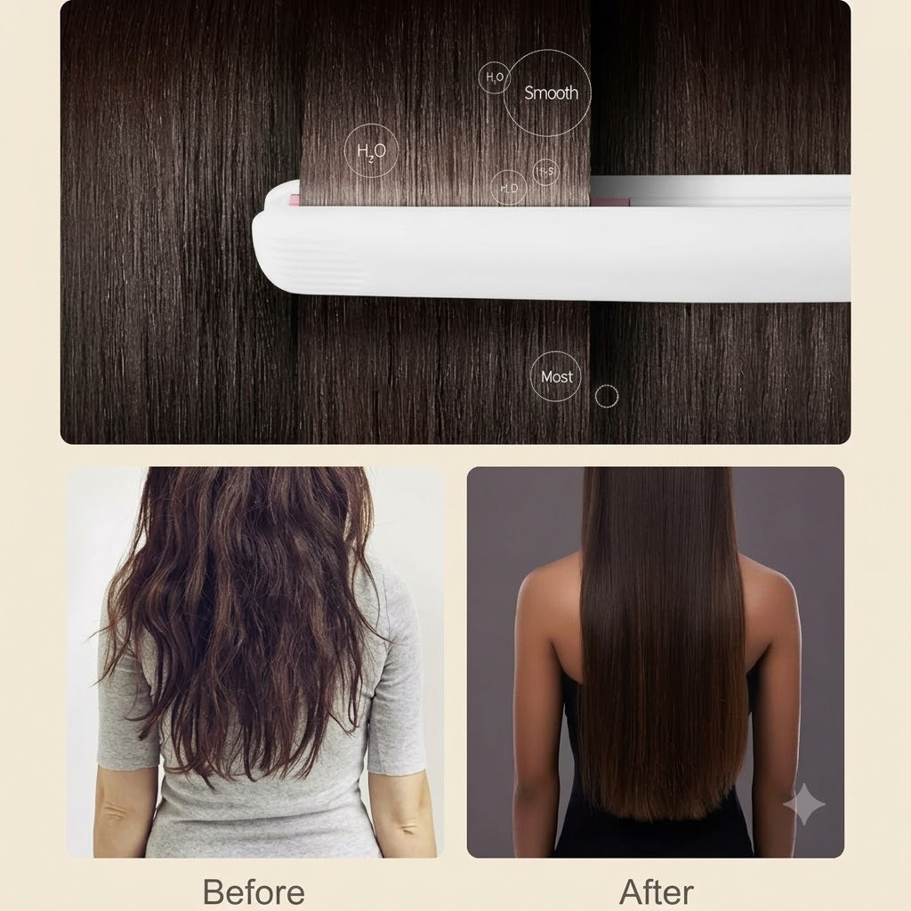 Mini Hair Straightener Portable Styling Iron – Travel-Friendly Hair Straightener for Women