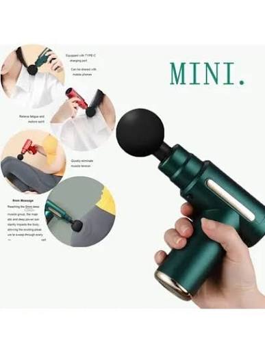 4-in-1 Massage Gun | Deep Tissue Percussion Massager with 4 Attachments | Handheld Electric Muscle Therapy Device