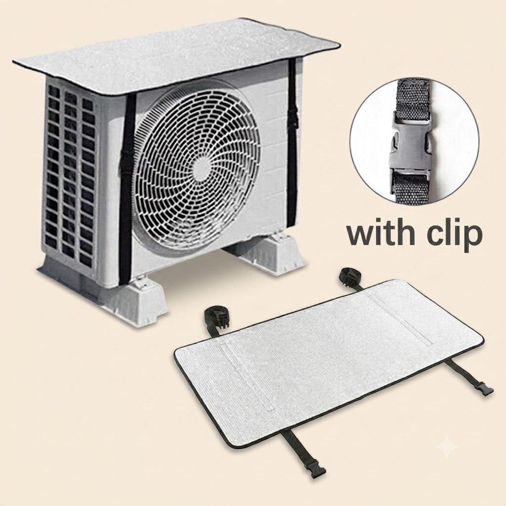 Air Conditioner Outdoor Unit Cover | Waterproof Heat Insulation AC Cover for 1 & 1.5 Ton Split AC (Random Design)