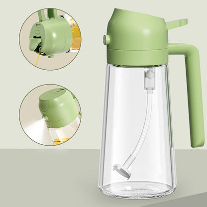 2-in-1 Oil Sprayer Bottle for Kitchen – Oil Spray & Pour Dispenser for Cooking, Air Frying, BBQ & Salads