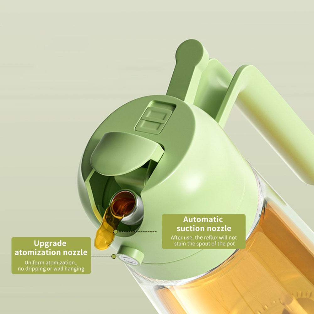 2-in-1 Oil Sprayer Bottle for Kitchen – Oil Spray & Pour Dispenser for Cooking, Air Frying, BBQ & Salads