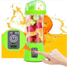 Portable USB Rechargeable Juicer Blender Bottle – Mini Fruit & Vegetable Smoothie Maker (Random Color)