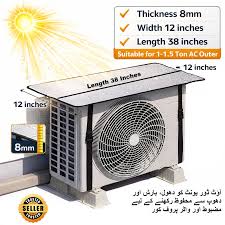Air Conditioner Outdoor Unit Cover | Waterproof Heat Insulation AC Cover for 1 & 1.5 Ton Split AC (Random Design)